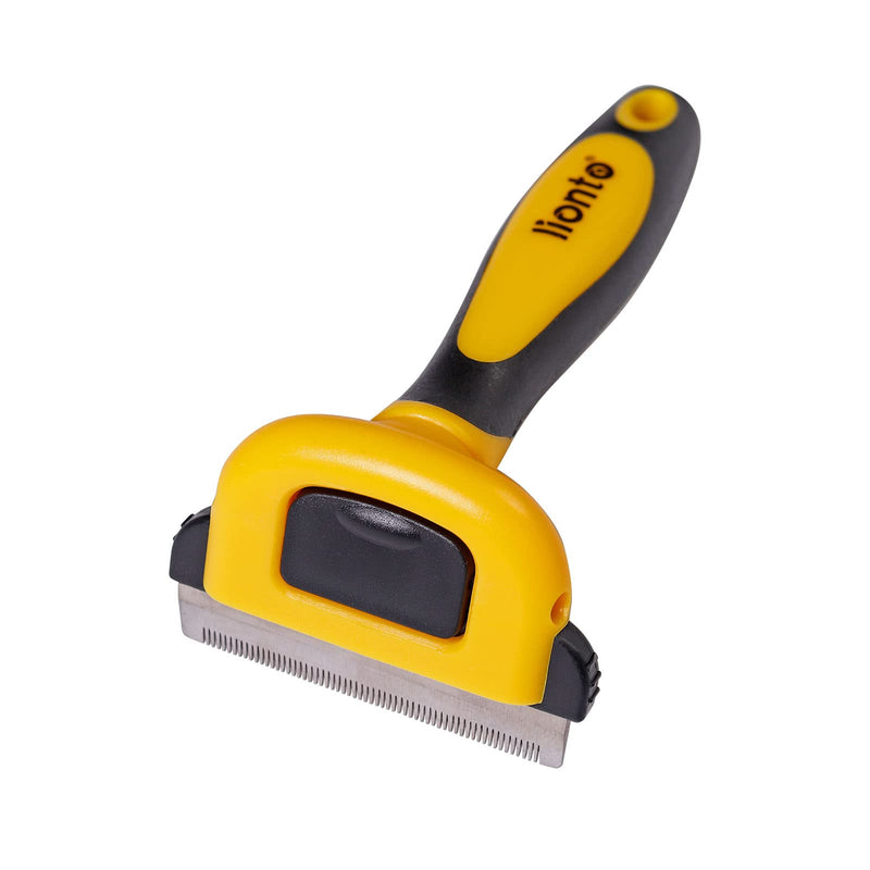 lionto undercoat brush for dogs, dog brush undercoat comb, grooming brush, dog comb, narrow undercoat brush, narrow - PawsPlanet Australia