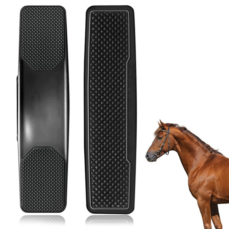 Horse Massage Comb, Horse Grooming Brush, 6-in-1 Horse Grooming Brush, Horse Massage Comb, Neat Comb Hair Brush for Pets, Horse Brushes for Cleaning and Massage, Black - PawsPlanet Australia