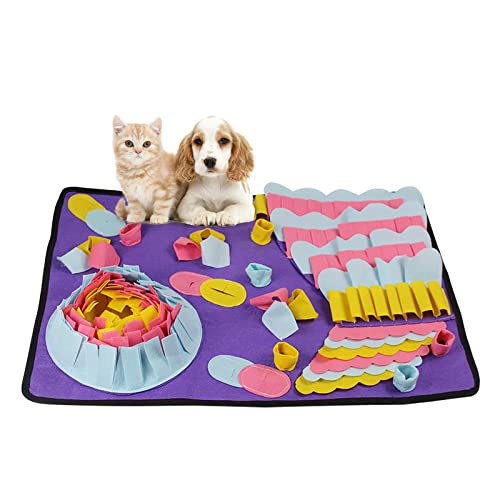 HomeMall Dog Sniffing Rug - Dog Toy Intelligence Sniffing Mat - Intelligence Toy for Dogs - Washable (50x70cm) - PawsPlanet Australia
