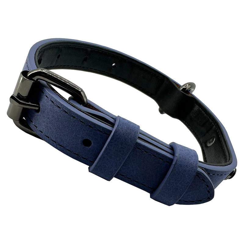 Dog Collar Adjustable, Simple, Robust, Weather Resistant for Puppies Small Medium Large Dogs Classic Collar Dog (L: 2.5CM Wide for 48CM -58CM Neck, Blue-New) L: Adjustable 48CM-58CM, Width 2.5cm - PawsPlanet Australia