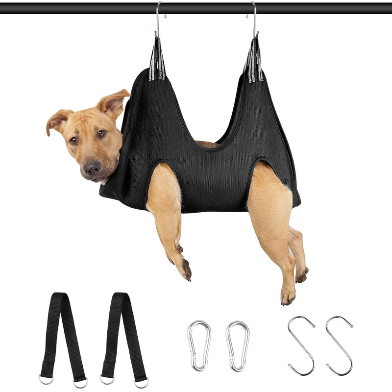 Dog Grooming Hammock Set for Dogs and Cats, Hammock Harness for Nail Trimming, Pet Grooming Hammock, Nail Cutting Helper Ear/Eye Care Helper for Small and Large Pets (S) S - PawsPlanet Australia