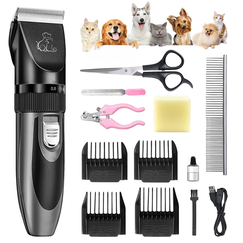 Quiet dog clipper | Professional clipper | Dog Cat Pet Hair Clipper | Electric dog trimmer | Cordless hair clipper | Cordless pet hair trimmer - PawsPlanet Australia