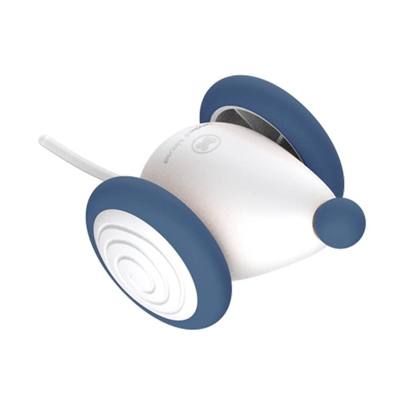Cat toy electric toy mouse, toy mice for cats with light-up tail, interactive toy mouse with USB cable blue - PawsPlanet Australia
