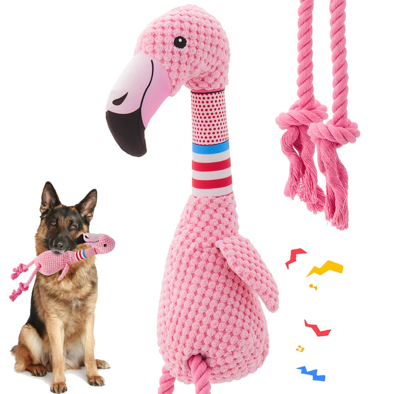 Yzmewael Dog Toy Puppy Toy Squeaky Toy for Dogs, Cuddly Toy Chew Toy Intelligence Dog Toys, Dog Toy Plush for Large Small Dogs and Puppies Pink - PawsPlanet Australia