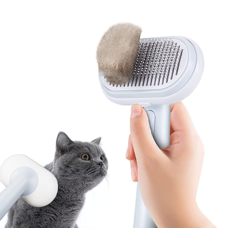 TYEQWT cat brush, cat brush, cat brush short hair and cat brush long hair, cat comb for undercoat brush cat, massage - PawsPlanet Australia