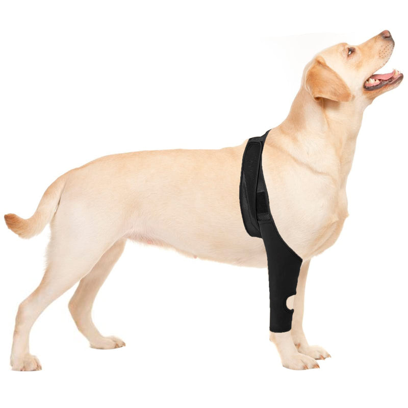 CHUNWILL Elbow Pads for Dogs Post-Operative Suit for Dogs and Cats Original Knee Pads for Dogs for Cruciate Ligament Injuries Dislocated Kneecaps Osteoarthritis（Talla L） - PawsPlanet Australia