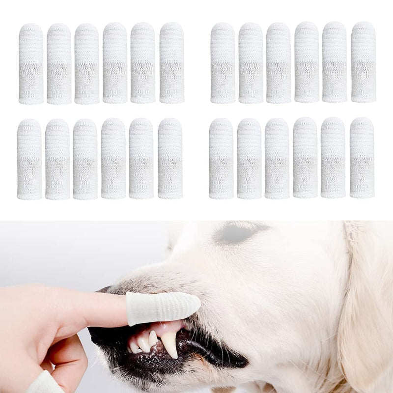Srup Pack of 24 dog toothbrushes, finger cots, dog dental care, dog toothbrush for small dogs, dental care for dogs, for cleaning the teeth of dogs and cats - PawsPlanet Australia