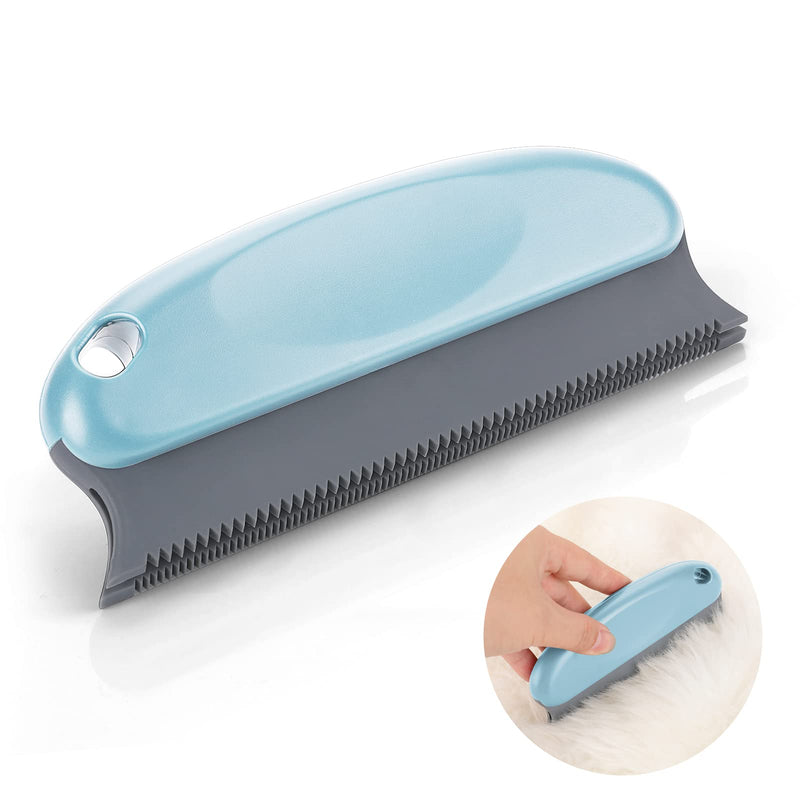 cobee Pet Hair Remover Brush, Pet Hair Detailer Dog Hair Remover Lint Remover Brush Cat Hair Remover Comb Rubber Brush Dog Hair Removal Products for Couch Furniture Carpet Clothing (Light Blue) Light Blue - PawsPlanet Australia