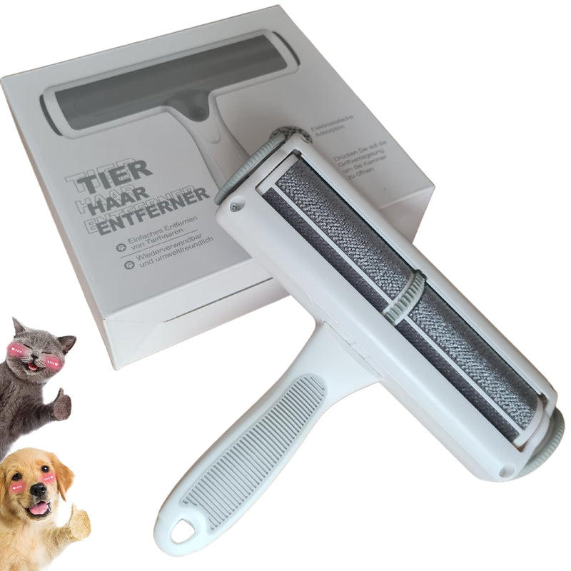 Pet hair remover for sofa, car, upholstery, carpet - lint roller for dog hair, cat hair and lint, reusable, high quality lint brush for pet hair - PawsPlanet Australia