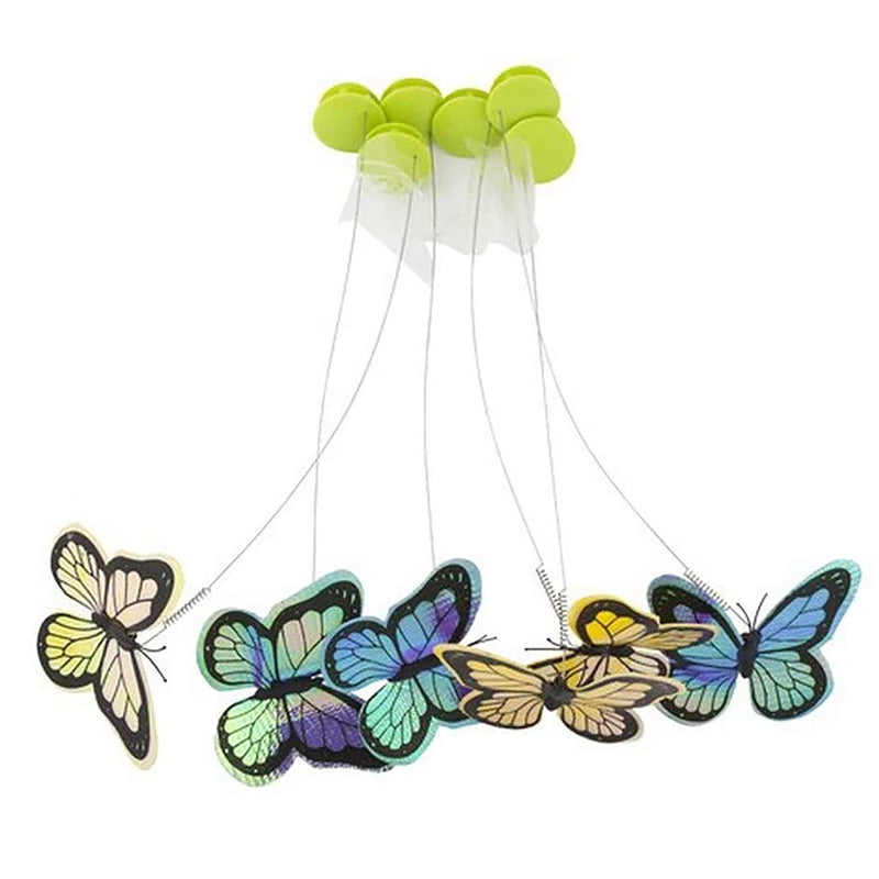 ALL FOR PAWS Interactive Cat Butterfly Flutter Replacement Cat Fun Interactive Cat Butterfly Flutter Replacement Cat Toy Refill - Pack of 6 - PawsPlanet Australia