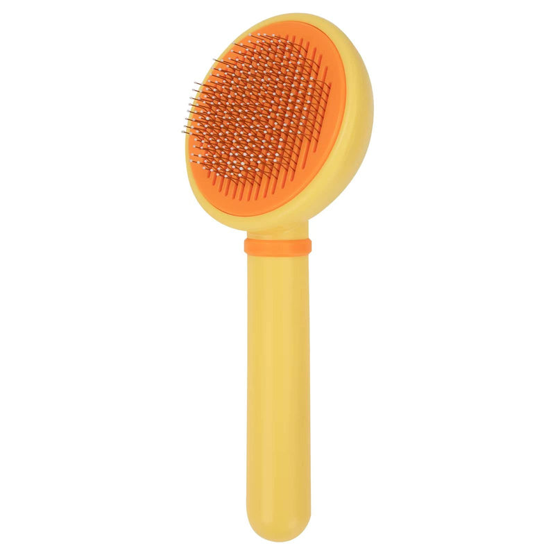 Dog brush, cat brush, self-cleaning pet brushes for dogs, cats, medium and long hair, clean pet hair from the brush with a button - PawsPlanet Australia
