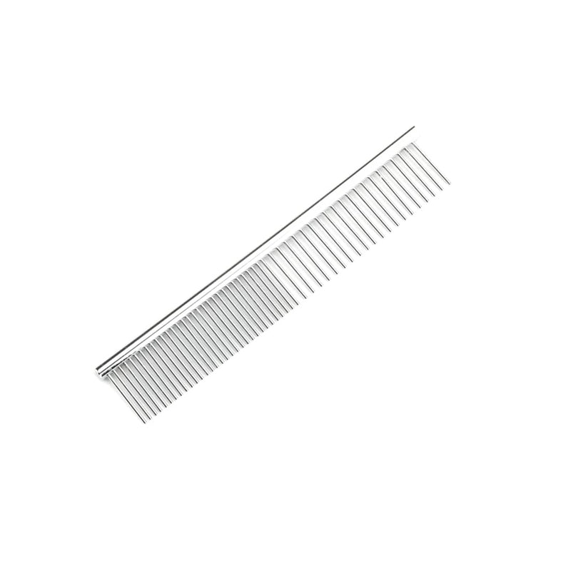 MenYiYDS Steel Pet Comb with Rounded Ends Stainless Steel Teeth Metal Cat Dog Tangle and Knot Removal Grooming Tool for Deshedding - PawsPlanet Australia