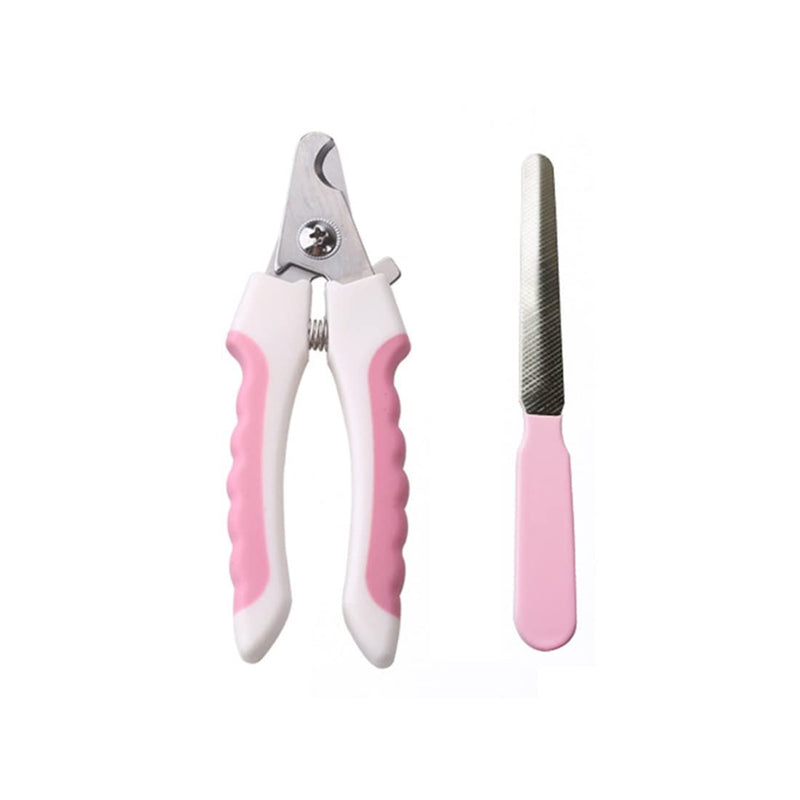 Professional Claw Scissors for Dogs and Cats with Nail File Stainless Steel Claw Clippers High Quality Claw Care Cutter for Pets Nail Clippers with Safety Protection (2 Pieces) - PawsPlanet Australia