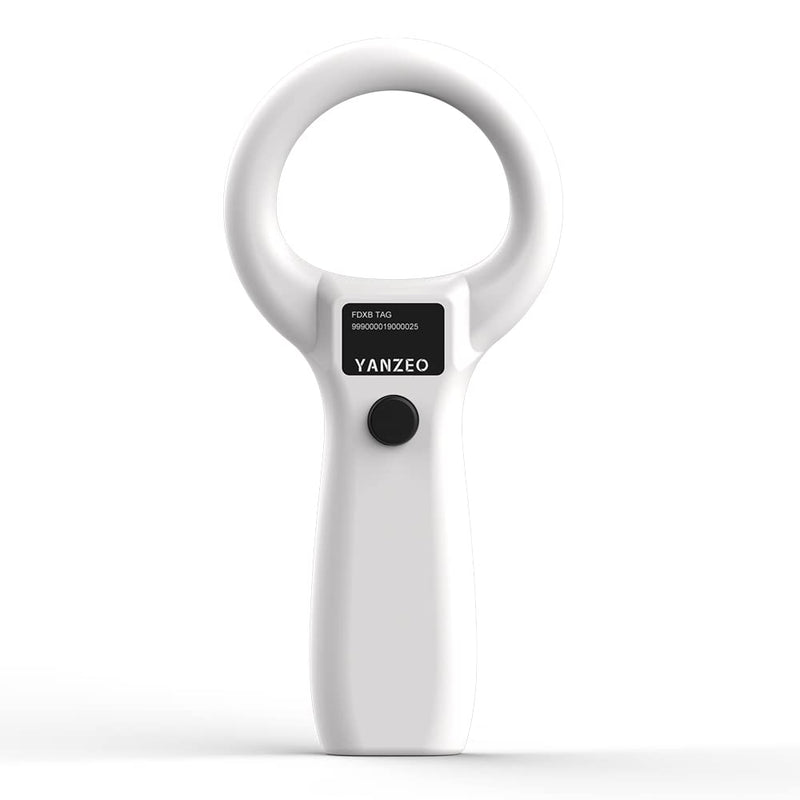 Yanzeo Pet Microchip Scanner, RFID EMID Animal Handheld Reader, 134.2kHz Pet ID Scanner Rechargeable Animal Chip Registration, Pet Tag Scanner FDX-B(ISO 11784/11785) (AR180S) - PawsPlanet Australia