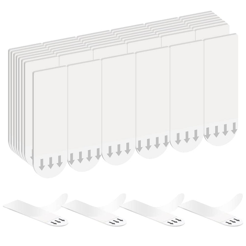 TANCUDER Pack of 120 Double-Sided Adhesive Strips Transparent Removable Adhesive Strips Adhesive Strips for Hanging Double-Sided Adhesive Tape Pictures Mounting Strips for Posters, Children's Artworks, Banners - PawsPlanet Australia