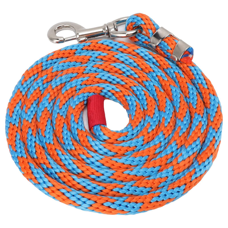 Zerodis Horse Leash, Soft Drop Resistant Rope with Large Alloy Hook for Pet Training (Blue-Orange) Blue-Orange - PawsPlanet Australia