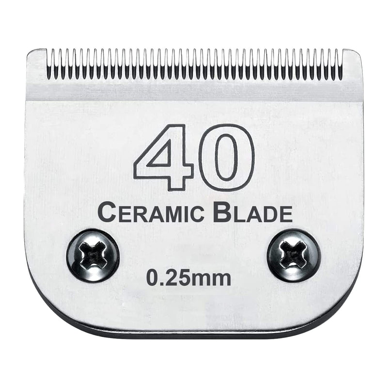 Cosyonall Removable Replacement Blade for Pet Dog Grooming Clipper Compatible with Andis Oster A5, Wahl KM Series Clippers (40# 0.25mm) 40# 0.25mm - PawsPlanet Australia
