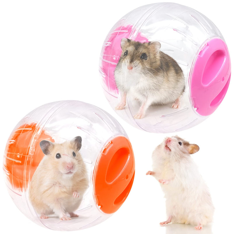 YAXIDAEVER 2 pieces jogging ball for small animals, hamster ball, toy hamster running ball for small animals, activity toy, fitness ball, pet sports - PawsPlanet Australia