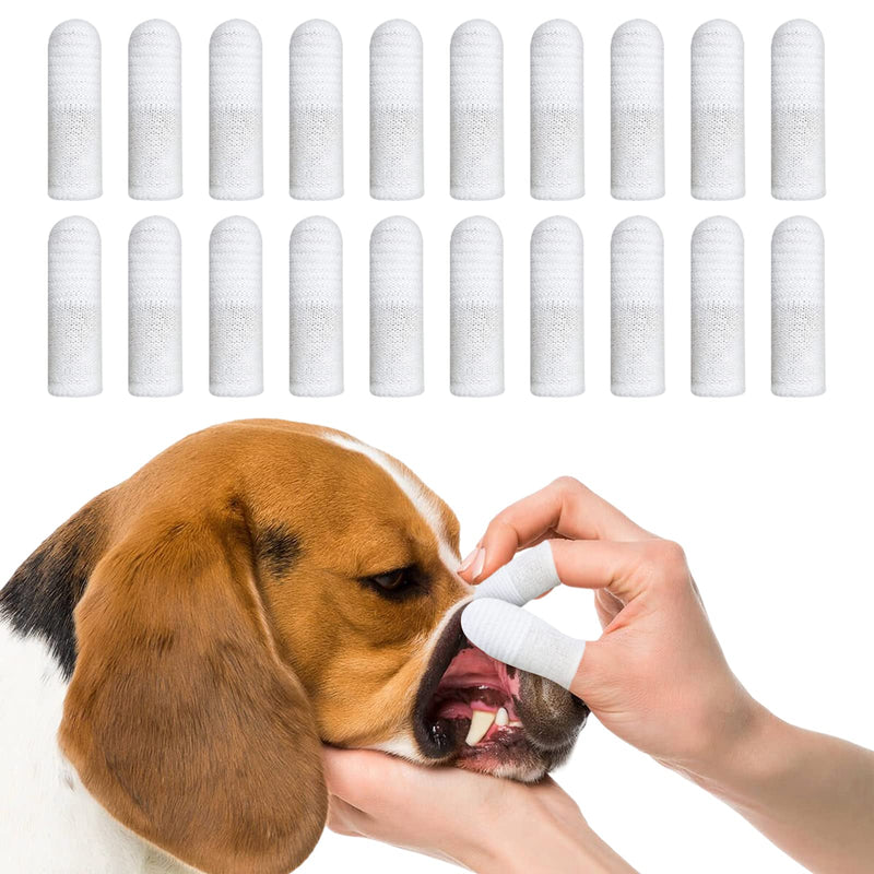 Pack of 20 dog toothbrush finger cots, reusable dog toothbrushes, pet finger toothbrush finger cots, dogs dental care, cats toothbrush, toothbrush for dogs - PawsPlanet Australia