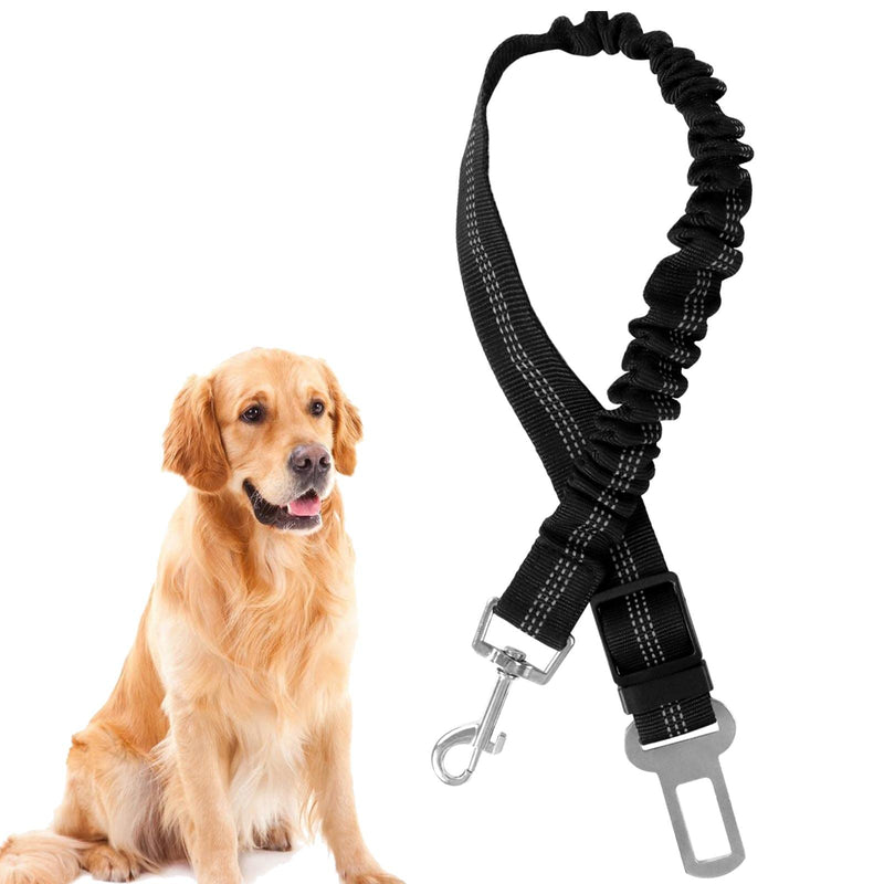 Redamancy dog seat belt for car, 1 piece adjustable seat belt, dog seat belt for car, dog seat belt with elastic shock absorption and strong carabiners, for dogs and cats. Maximum size 75CM - PawsPlanet Australia