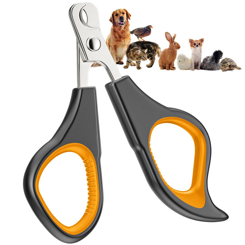 Claw scissors for cats - stainless steel claw trimmer - safe, comfortable and durable nail scissors for kittens, rabbits and small animals - ergonomic design for easy cat claw cutting for cats - PawsPlanet Australia