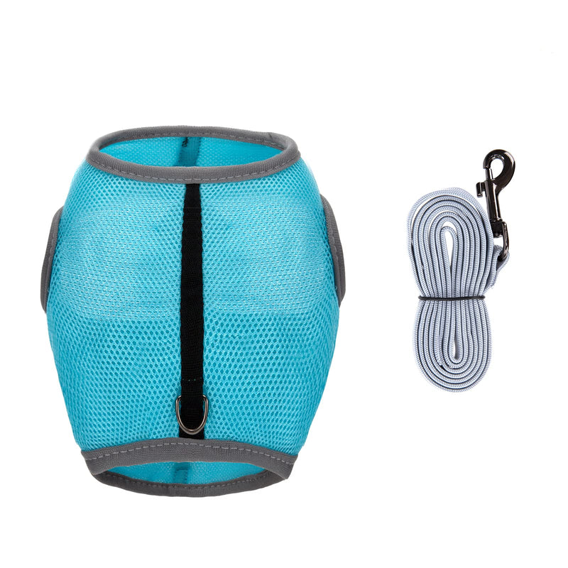 Rabbit Harness Adjustable with Leash Soft Rabbit Harness for Small Animals Hamsters Guinea Pigs Cats Belly: 28-37cm Neck: 18-27 cm - PawsPlanet Australia