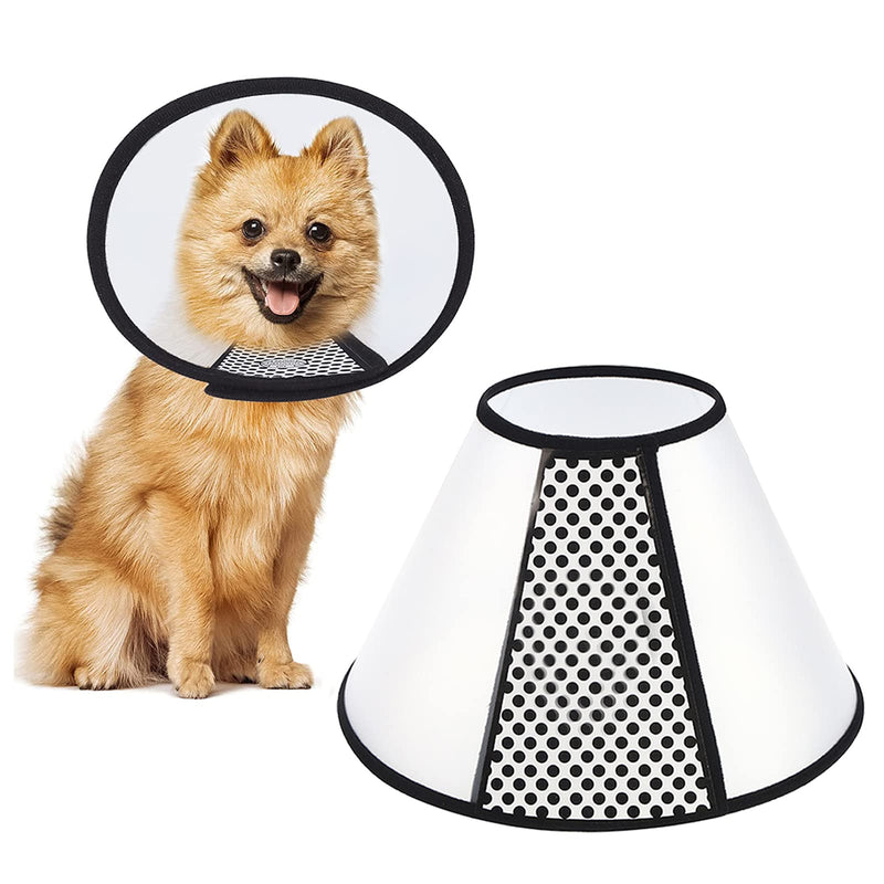 Neck collar for cats, cat collars, dog collars for cats, small dogs and rabbits (transparent) Colerette Chien - PawsPlanet Australia