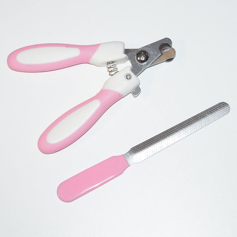Fixed price claw scissors, claw pliers, nail scissors, dogs, cats, claw cutters, pink M - PawsPlanet Australia
