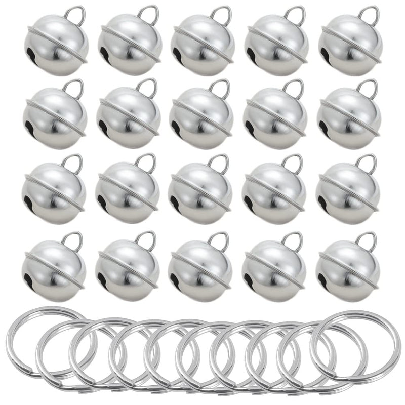 Sctmda Pet Bells for Collars Pack of 10 Loud Dog Bells Cat Bells Collar Small Bells Bells Dog Collar Bells Collar Pendant Dog Collar Charms for Decoration - PawsPlanet Australia