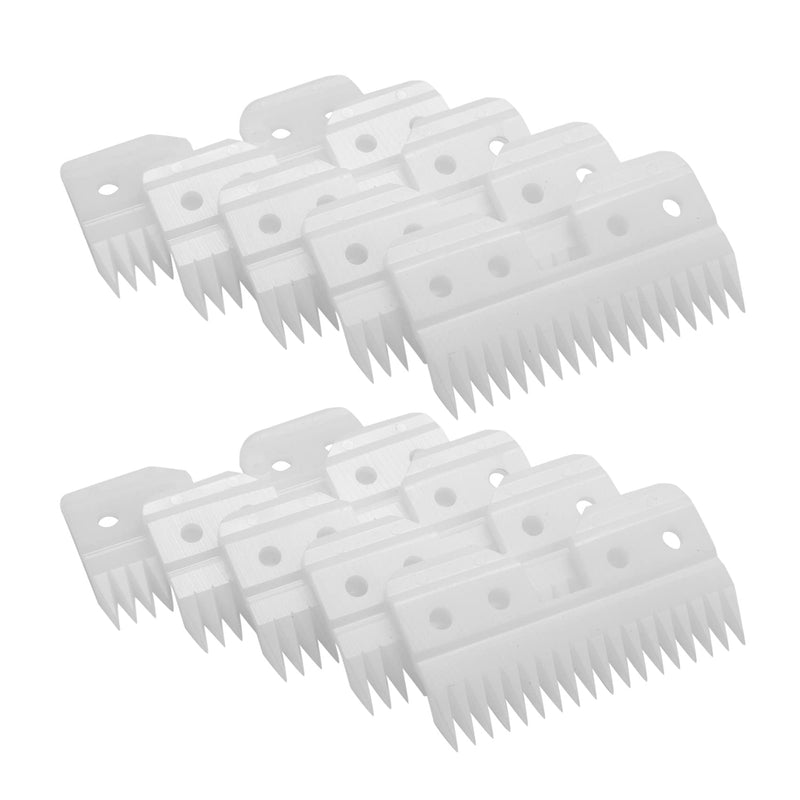 Benefischl 10 pieces/interchangeable ceramic 18 teeth pet ceramic clipper cutting knife for A5 series - PawsPlanet Australia