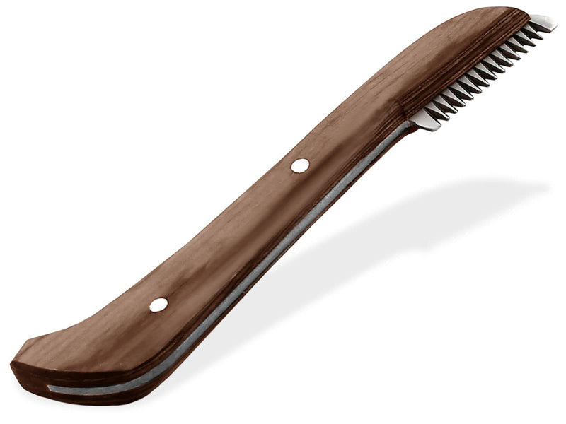 Trimming knife for dogs and cats with long teeth for right-handers Fur knife Small version Dog fur Undercoat Comb Stainless steel knife for animals Brand quality for long hair and short hair - PawsPlanet Australia