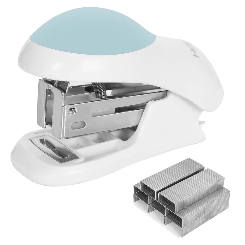 Zimoer Mini Stapler Set 24/6, Small Mini Stapler, Mini Stapler, Stapler Set, Small Stapler, Small Stapler, Staple Set, for Schools, Workplaces, Families, Students, Companies (Blue) Blue - PawsPlanet Australia