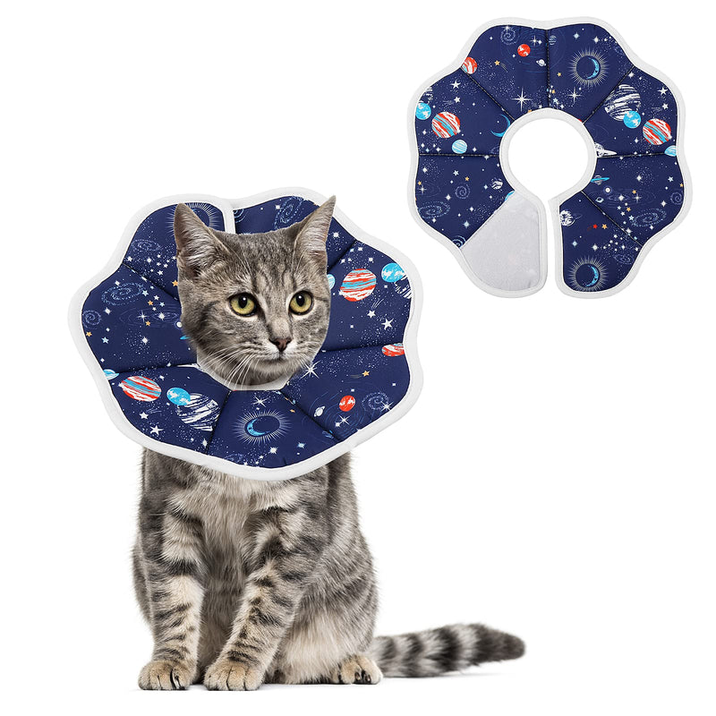Soft Cat Recovery CCobee Soft Cat Cone Collar, Protective Cute Small Cat Recovery Collar, Adjustable Clasps, Collars for Kittens, Cats, Post Surgery E-Collars, Protective - PawsPlanet Australia