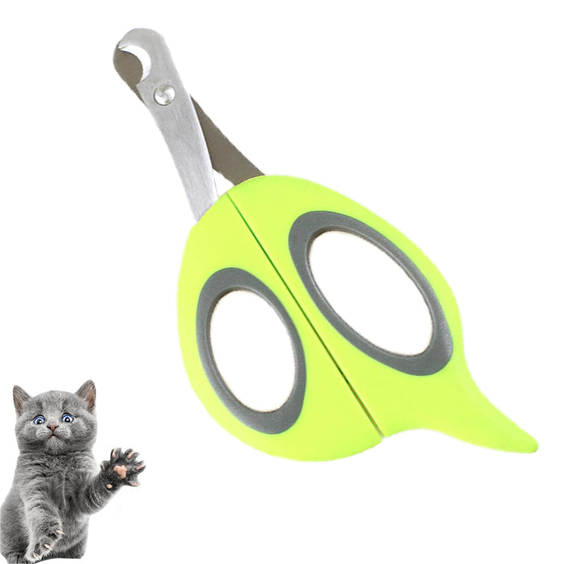 vgggrd Claw scissors, cat scissors, professional cat nail clippers, cat nail cutters, claw scissors, fits well in the hand, cat nail clipper for small dogs, puppies (green) - PawsPlanet Australia