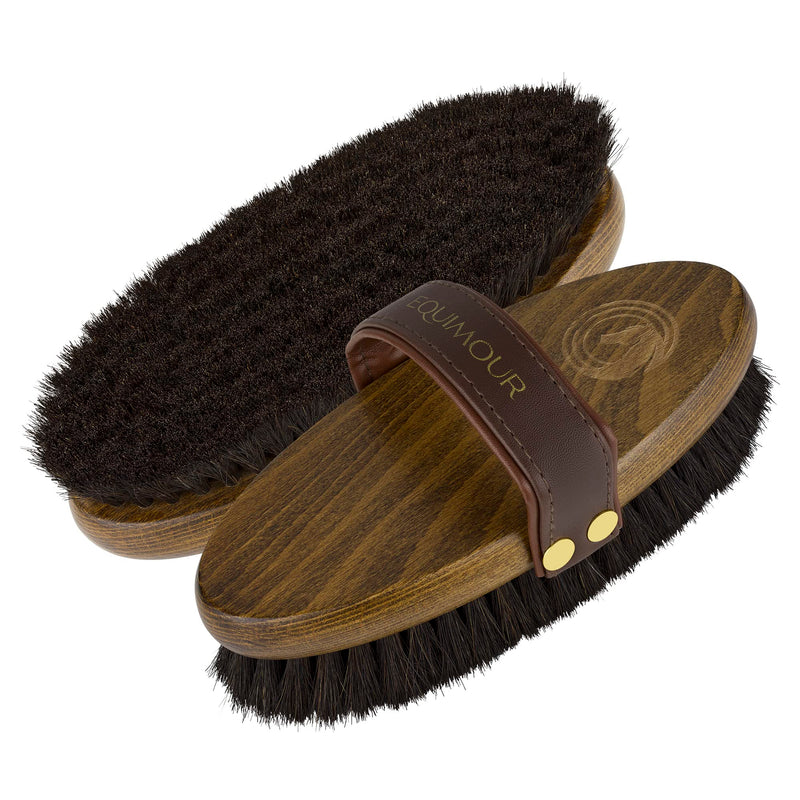 Equimour horsehair brush brush "TORI" | Horse brush | Wooden brush | Grooming | Horse Accessories | Grooming supplies for horses - PawsPlanet Australia
