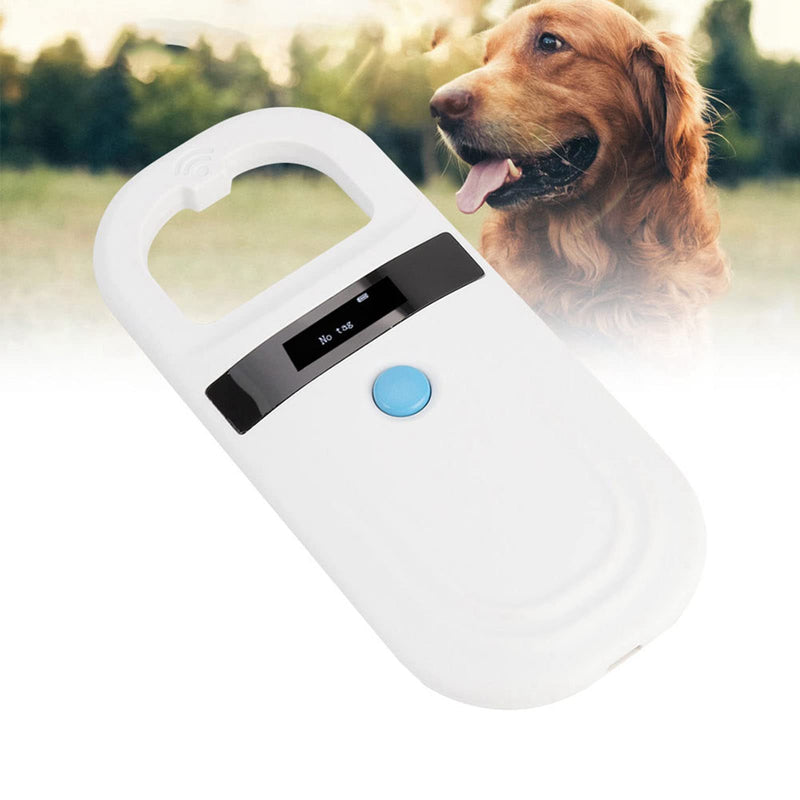 Honiwu Pet Microchip Scanner, 134.2Khz/125Khz Animal Chip Reader, Pet Reader, Rechargeable Pet Chip ID Scanner Handheld Reader Chip Reader for Dogs/Cats ISO11784/11785/FDX-B/EMID - PawsPlanet Australia