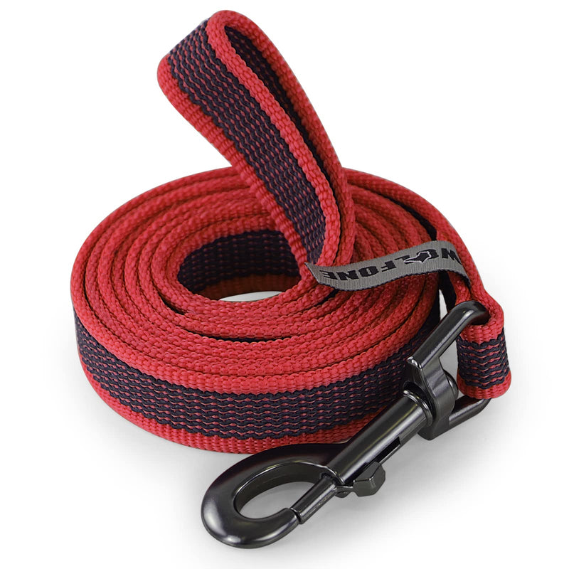 Wolfone 1.5M Red Lightweight Dog/Cat Training Leash, Non-Slip Latex Silk Daily Dog/Cat Leash for Large, Medium, Small Dogs/Cats 1.5M - PawsPlanet Australia