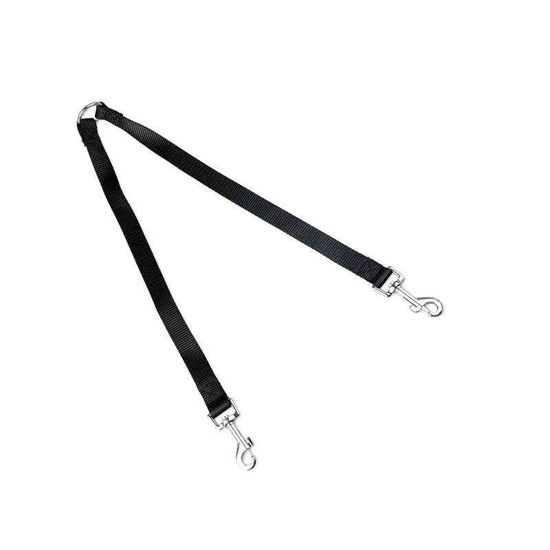 Dog Lead Double Lead for 2 Dogs, Dog Lead Double Lead for Small Dogs, Pet Trainer Lead No Tangle Double Dog Double Splitter Lead Walking Trainer Lead for Two Dogs (Black) - PawsPlanet Australia
