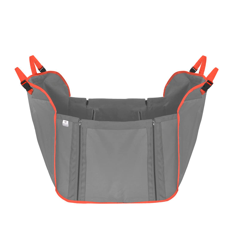 Dog blanket for back seat TRIP1, car seat protector for medium, small dogs and puppies - waterproof, non-slip and scratch-resistant, car seat cover for back seat against dirt, stains and water (gray) grey - PawsPlanet Australia