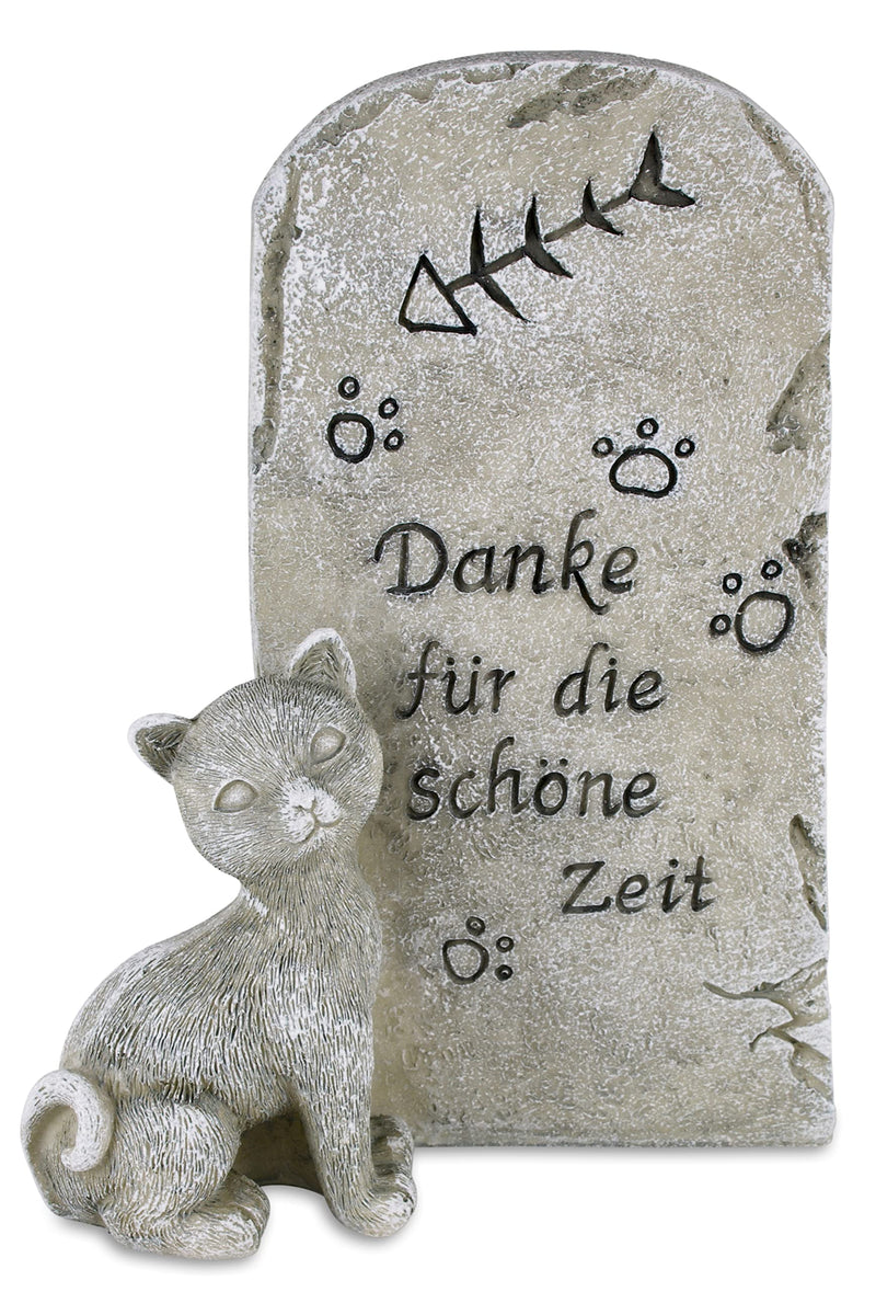 MaMeMi Memorial/Memorial Stone/Grave Decoration Mourning/Animal Gravestone Remembrance 'Cat' - PawsPlanet Australia