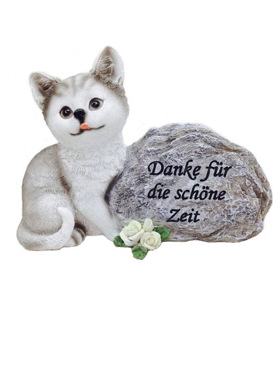 MaMeMi memorial stone/remembrance stone/grave decoration mourning/animal gravestone remembrance 'cat' - PawsPlanet Australia