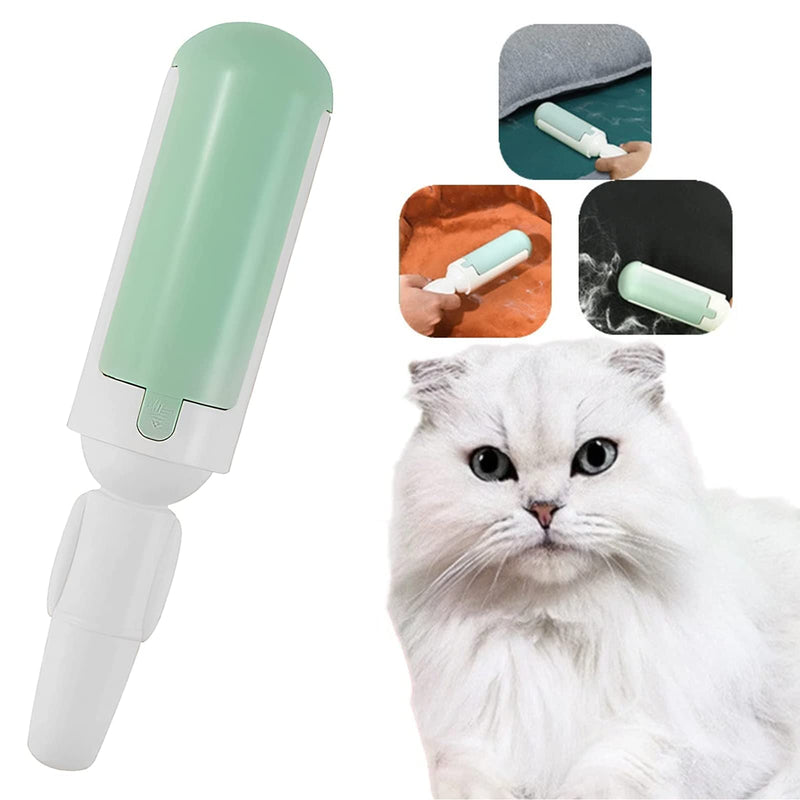 Pet Hair Remover Roll, Reusable Lint Rollers for Pet Hair, Pet Hair Remover Lint Roller, Cat Hair Remover, Remover, Lint Roller Pet Hair (Green) Green - PawsPlanet Australia