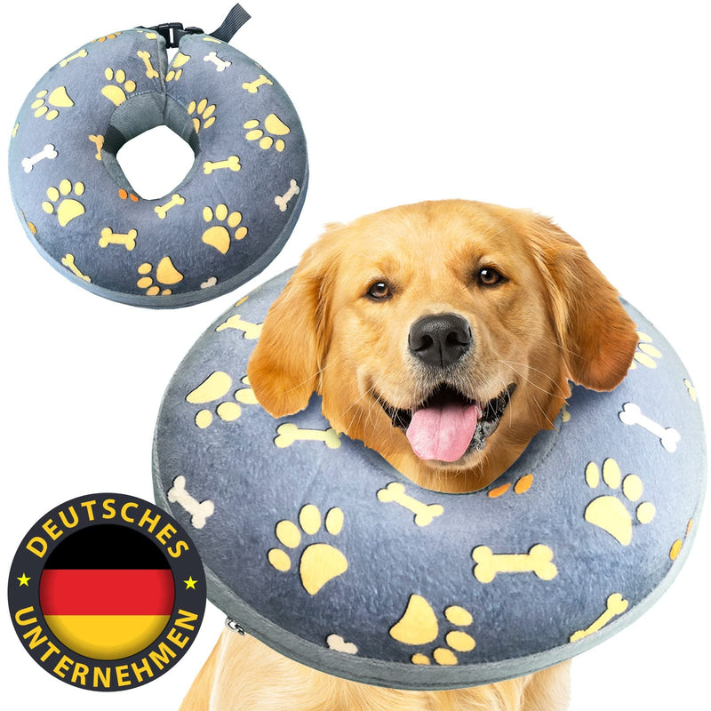 Neck collar for dogs and cats inflatable leak protection neck collar dog collar soft surgical collar XL OMH_Dog collar_XL - PawsPlanet Australia