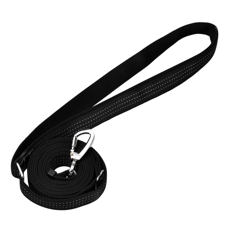 SPEELULU 1.8m - 3m multifunctional hands-free dog leash, versatile hip belt leash, shoulder leash dog leash, length adjustable dog training hiking running leash with carabiner hook - PawsPlanet Australia
