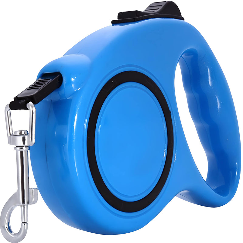 Retoo roll-up dog leash 3 m for small and large dogs, flexible band for right-hand walks, dog leash, comfortable handle, belt leash, robust pull-out leash for walking, roll-up leash, high-quality leash - PawsPlanet Australia