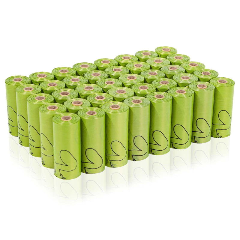 AiTodos® 600 Pcs Biodegradable Dog Bags Going Out Bags for Dogs Biodegradable Material Portable 29.5 x 22cm Green (40 Rolls, 15 per Roll) Green-600 - PawsPlanet Australia