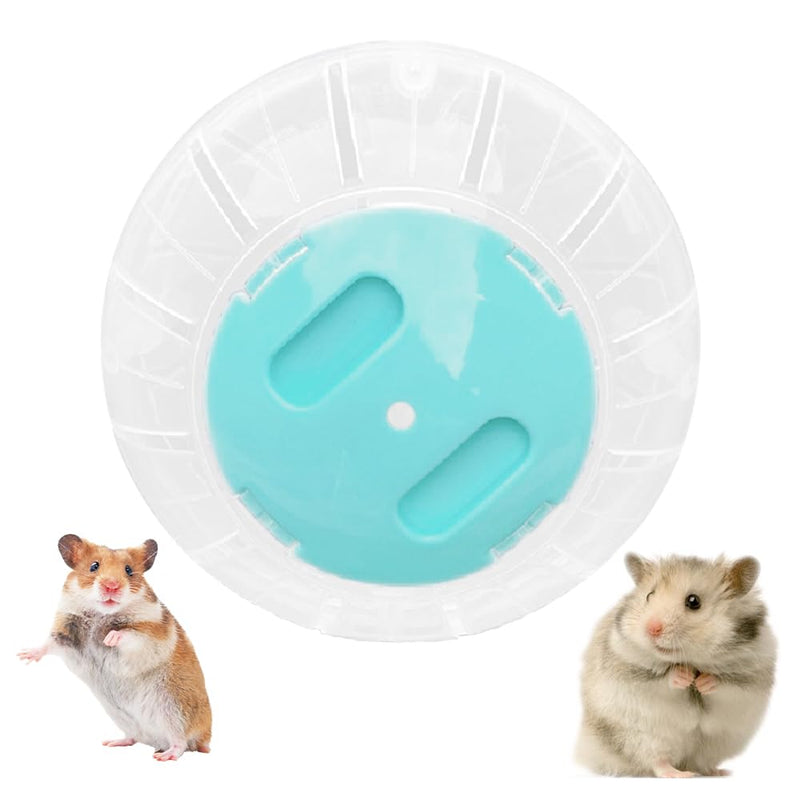 JVHLOV 14.5cm/5.71inch Quiet Hamster Toy Transparent, Hamster Run Ball, Running Ball for Hamsters & Mice, Rodent Toy for Running, Plastic - PawsPlanet Australia
