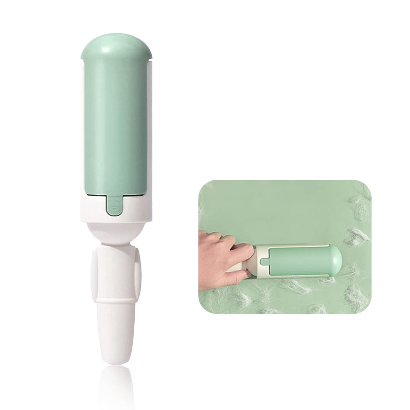 Zueyen Pet Lint Roller Reusable Lint Roller for Cats Dogs with Non-Slip Handle Pet Hair Remover for Clothes Sofa Car (White) White - PawsPlanet Australia