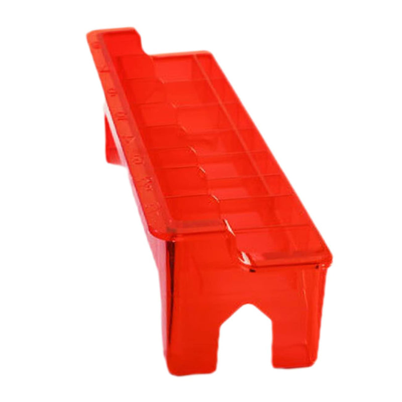 BIUDECO Hairdressing Tool Hair Clipper Comb Box Clipper Limiter Comb Holder Clipper Guard Holder Guide Comb Organizer Storage Protector Red Plastic Hairdresser Organizer Guide Comb 22x6.6cm Red - PawsPlanet Australia