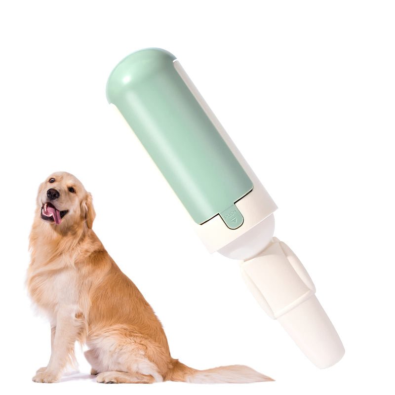 Reusable lint roller - lint roller, reusable - lint roller, animal hair with non-slip handles, washable, self-cleaning, for hair, lint, dust for sofa, bed, carpet, scratching post. (green) - PawsPlanet Australia